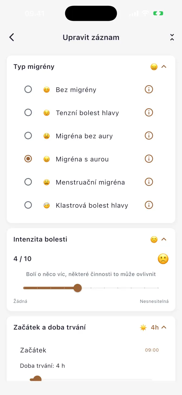 Zaznamenej epizodu během několika sekund