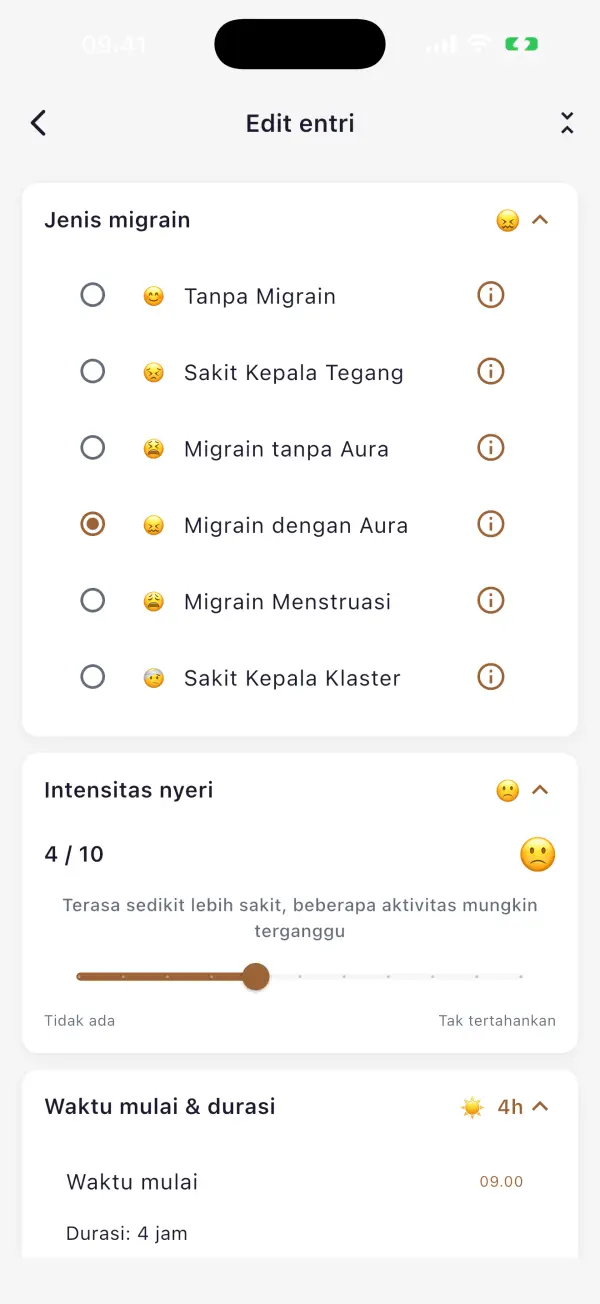 Catat satu episode dalam hitungan detik