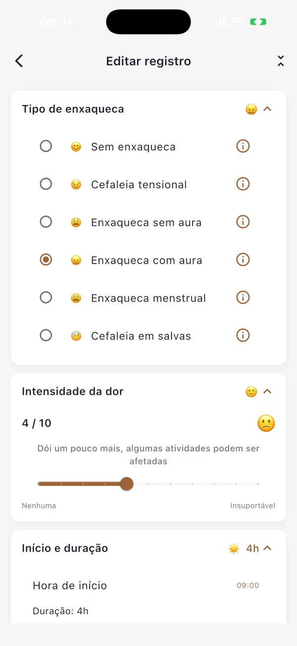 Registe uma crise em segundos