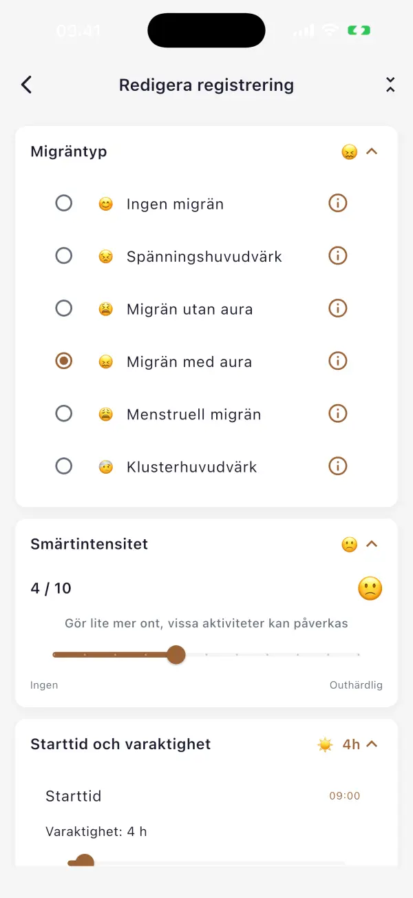 Logga en episod på några sekunder